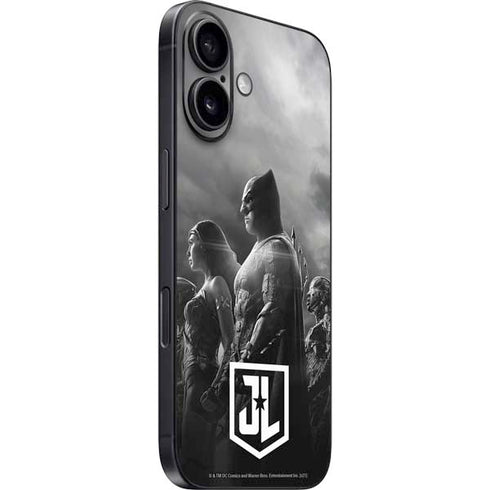 The Justice League (2017) Profile Characters Poster iPhone 16 Plus Skin